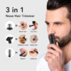 S8bc5744efc4f4257926945d9c4da8b52Q.jpg 3 in 1 Electric Nose Ear Hair Trimmer for Men LED Display Eyebrow Beard Hair Clipper Shaver USB Rechargeable Easy Cleansing