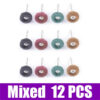 12PCS Mini Drill Abrasive Brush Nylon Buffing Polishing Wheel with 3mm Shank for Dremel Rotary Tool Accessories Set