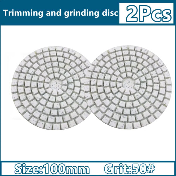 S8cdc0250118d45fd9ec5a58efc5a9928d.jpg 100mm M14 Angle Grinder Ceramic Tile Trimming Polishing Disc Dry Polishing Marble Porcelain Granite Chamfering Grinding Edge.