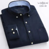 S8d0f276126d64a718a3844bba300dce38.jpg New in shirt Cotton long-sleeve shirts for men slim fit formal plain tops single pocket solid color office tops fashion clothes