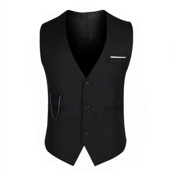 S8da1cbc556424dafa225b42072872b68u.jpg 7XL High Quality Dress Vests For Men Slim Fit Mens Suit Vest Male Waistcoat Gilet Homme Casual Sleeveless Formal Business Jacket