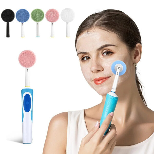 S8e65dfdea4bb4e17987f993e262c20b1l.jpg Silicone Facial Cleansing Brush Replacement Head For Oral B Braun Electric Toothbrush For Exfoliating Deep Cleaning Massaging