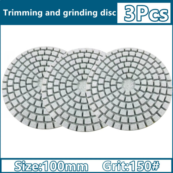 S8e8db11f666341d9858710a3ae850242d.jpg 100mm M14 Angle Grinder Ceramic Tile Trimming Polishing Disc Dry Polishing Marble Porcelain Granite Chamfering Grinding Edge.