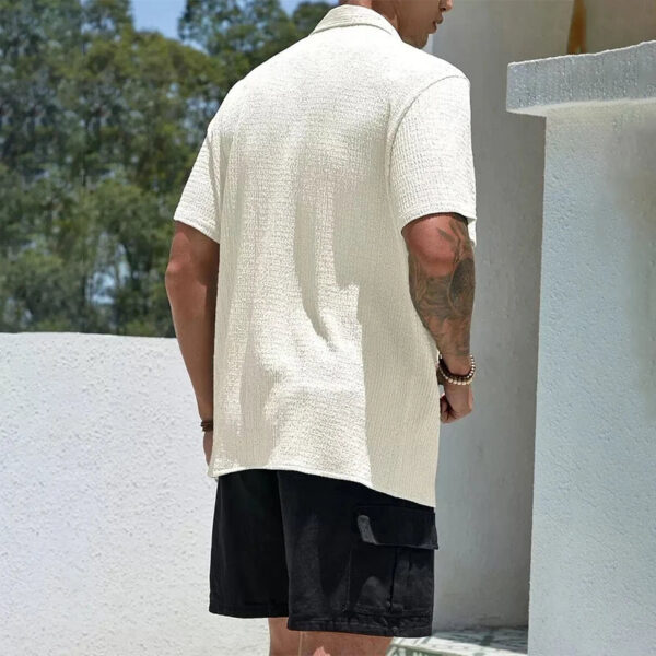 S8f1adfd1109542fbaf6ffc24eb70907aq.jpg Men's Casual Shirt Summer Short Sleeve Male Clothing Hip Hop Streetwear Plus Tops Black White Tee Fashion Baggy Shirt For Men