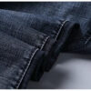 Wthinlee New Business Men's Jeans Casual Straight Stretch Fashion Classic Blue Black Work Denim Pant Trousers Male  Clothing
