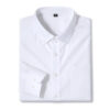 S8f4059700f7746d0ba8304a88097082cq.jpg New 100% Pure Cotton Oxford Men's Plaid Shirts Male Business Casual High Quality Long sleeve Shirt for Men Pocket Shirt S-5XL