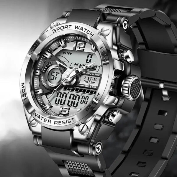 S8f5ebca1871442f0b552720b11fc9084B.jpg LIGE Men Military Watch Digital 50m Waterproof Wristwatch LED Quartz Clock Sport Watch Male Big Watches Men Relogios Masculino