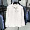High end embroidery craft polo shirt long sleeved brand autumn Men's Wear comfortable breathable cotton casual business T-shirt