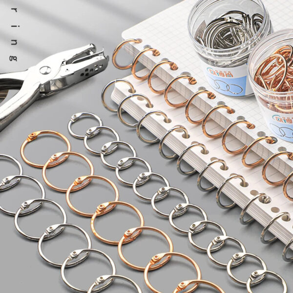 S8f895c14f975458c9946b55ca3244193T.jpg 20/30/40/50mm Metal Binder Ring Loose-leaf Paper Book Index Cards Album Binding Clip Hole Punch Puncher Office Supplies