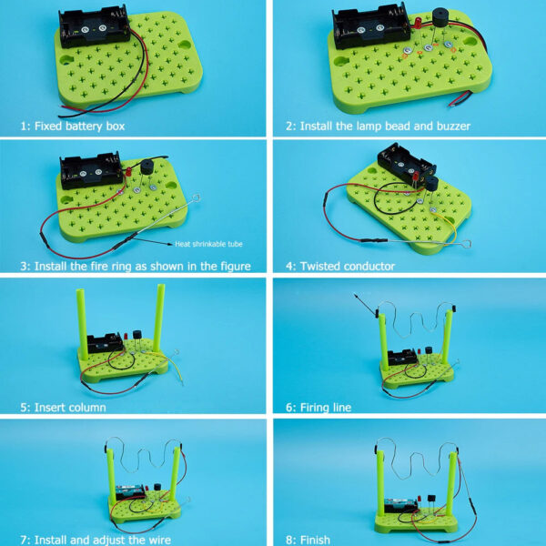 S8f901cfb79194f2bbaad26a328bba6f4r.jpg DIY Circuit Kit Physical Science Experiments Intelligence Develop Learning Toys