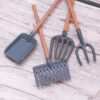 S8fd560f860f0432e906b9631cbf15329e.jpg 1Set 1:12 Dollhouse Miniatures Gardening Shovel Rake Hoes Farm Tool Doll Decor Fairy Garden Accessories Furniture Toys