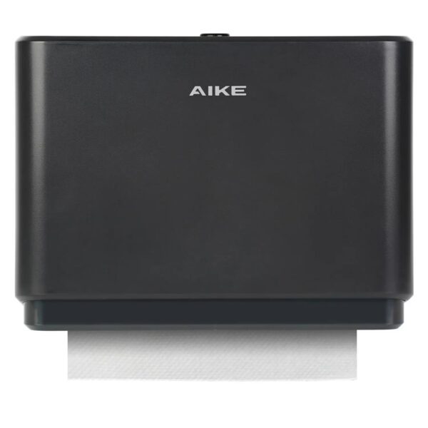 AIKE Professional Paper Towel Holder Wall Mount Punch Free Tissue Dispenser with Smart Lock Paper Box for Toilet Bedroom Kitchen