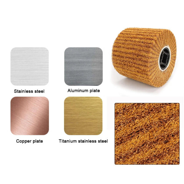 S9104b098b6c14ebdaef0b495ef9580c8k.jpg SIFANG Non-woven Nylon Abrasive Flap Wheel Brush Wire Drawing Polishing Burnishing Drum Wheel for Stainless Steel