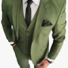 S91ac6e6d13184aa0bfbbfe06f4f7b29dl.jpg Men's Suits 3pcs Mens Business Suit Notch Lapel Blazer Formal Wedding Groom Pants Tux Vest Tuxedos (Blazer+vest+Pants)
