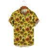 S91c07fcc9a1441a5b21f193815eab9abO.jpg Men's Hawaiian Shirt, 3D Sunflower Print T-Shirt, Floral Single Row Button Lapel, Large 5XL, Casual Style, Beach To