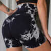 S9204beba2aa64e30a10ffa5569d2dcb1H.jpg Multicolour Tie Dye Women’s Quick Drying Yoga Shorts Tight Fitting Sports Shorts for Women Peach Hip Compression Shorts Fitness