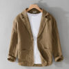 S925acc77203f4ab9b35e788f98583798q.jpg Y803 Spring Autumn Good Quality Linen Blazer For Men Business Casual Solid Color Simple Double Buttons Thin Male Suits Jackets