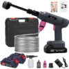 S92a829496bbc4e4786a1978342011be5v.jpg Power Blaster Plus Pressure Washer Cordless Portable Electric High Pressure Water Spray Gun and Hose Car Washer Cleaner Tool