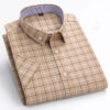 S92a85b70d5d94daa834b5da3a04c518cT.jpg 100% Cotton Oxford Men's Shirt Short Sleeve New High Quality Business Casual Fashion Men's Plus Size Shirt Formal S-7XL