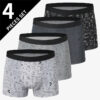S92da5452fda24d5dac97c7e917e39720X.jpg 4/5Pcs European and American Size MEN'S Printed Fashion Boyshort Comfortable MEN'S Waist plus Size Underwear Sexy Swimming Trunk