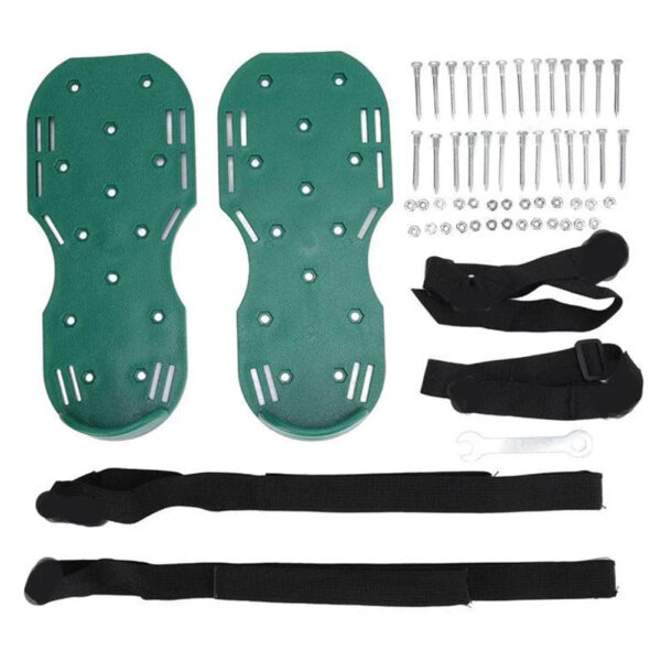 S93dfdb3dc589404e92fffdff4305c9efY.jpg Lawn Aerator Shoes Grass Spiked Shoes with Adjustable Strap Lawn Aerator Tool Anti-Slip for Yard Patio Garden