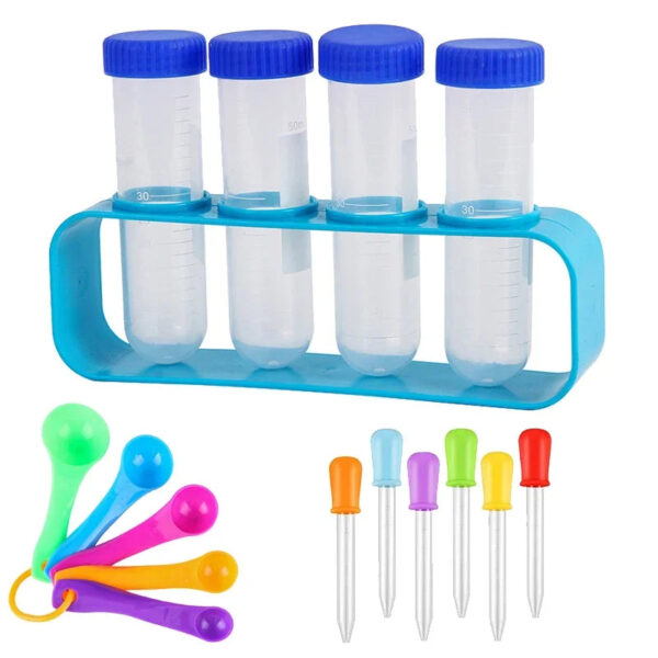 S93e27171d2a94a97933e8a6fcc8186a14.jpg Learning Fine Motor Skill Toys Primary Science Jumbo Test Tubes Dropper Funnel Measure Spoon For Kids Children Early Educational