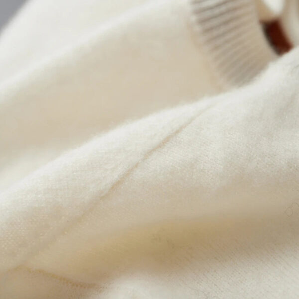 S9406d8e3f38c4282ac4aa54e8d78fc6fu.jpg Autumn Winter Men's O-Neck Pullover Sweater 100% Cashmere Simple Basic Knitwear Cashmere Solid Color Clothing Casual Warm Tops