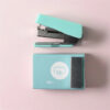 Cute Mini Stapler Morandi Color Metal Stapler Set with 500pcs 10# Staples Binding Tools Cute Stationery School Office Supplies