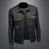 Men's Large Size Dark Flower Jacket Autumn Casual Lapel Slim Fit Handsome Trendy Men's Clothing