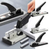 S9480d329e9d542b0ac8d3f6a035de79cz.jpg Big Heavy Type Metal Stapler Bookbinding Stapling 100/200 Sheet Capacity Office Tools Fit Sturdy Portable Handhled Staples Home