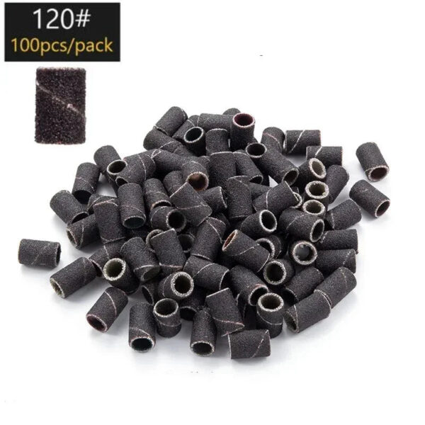 S9488dd90b1a74401a8a326429181b760w.jpg Nail Sanding Ring Bands 80/120/180Grit Electric Manicure Drill Grinding Heads UV Gel Polish Removal Pedicure Abrasive Tools