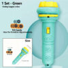 Projector Flashlight for Kids 10 Cards 80 Patterns Bedtime Toys Cartoon Light Educational Toy Gift for Toddler Boys Girls