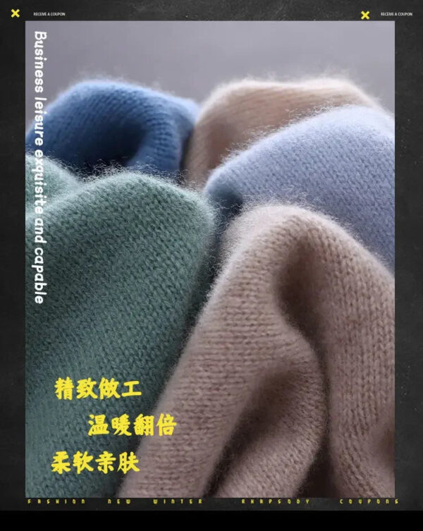 S94a6969478ab4d758aaba6bed031900ev.jpg Hot Sale Cashmere Men's Sweater O-Neck Knitted Jumpers Long Sleeve Male Pullover Soft Warm Woolen Fashion Clothing Big Size