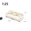 S9513e7bd07f9456f83ebb1af5fddc684h.jpg Dollhouse Simulation Flocking Sofa Model Dollhouse Mini Living Room Furniture Decoration Accessories Pretend Play Toys