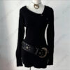 S953dbb81f1d843789f5ce8b5bc169867D.jpg 2025 Autumn Winter Long-Sleeve Fashion Women's Cardigan Sweater Knitted Coat Short Casual Single Breasted Korean Slim Female Top