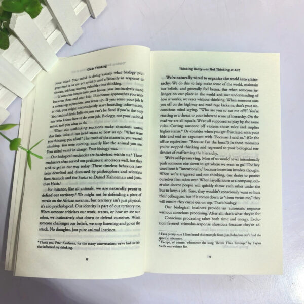 S954a7a72bb4e42b29281a566940d91d0U.jpg Clear Thinking Turning Ordinary Moments Into Extraordinary Results Paperback Book English