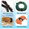 S95ad682f725540fd9fd8e61a835c6c0cq.jpg Hook and Loop Straps with 24pcs Buckles, Heavy Duty Nylon Reusable Cut-to-Length Molle Straps for Cable Organizer or Storage