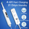 S96773f8bb4a7463181daa1f6702bc847P.jpg Smart Electric Toothbrush, 4 Modes USB Charging Rechargeable Electric Toothbrushes, Fit for Oral B Electric Toothbrush Heads