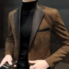 S9708ddc3e56043e5b743e954b967e8f7b.jpg Single Breasted Splicing New In Jacket for Men Vintage Coats Luxury Designer High Quality Spring Clothes Man Suits and Blazers
