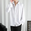 S97bd50e0de6d41d6ba33caf03c2302ddb.jpg Shirt Men Solid Long sleeved Shirt For Men Korean Fashion Shirts Comfortable Blouses Casual Loose Classic Single Breasted Shirt