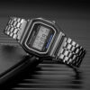S98be481eae10473fa956b3b8d7a7fe60c.jpg Elegant Digital Watch For Women Gold Silver Stainless Steel Business Ladies Electronic Wrist Watches Man Clock Zegarek Damski