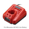 S9a29bea3eeb442b5bf05ee861f7ca0eeg.jpg Battery Charger For Milwaukee M12 N12 Lithium-Ion Battery 3A fast charging Replacement 48-11-2401 48-11-2402 C12B C12BX