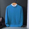 S9ad51d505544433aa3d3ac0cf1c71f3cL.jpg Hot Sale Cashmere Men's Sweater O-Neck Knitted Jumpers Long Sleeve Male Pullover Soft Warm Woolen Fashion Clothing Big Size