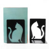 S9c67534ff909408abc2cdf2eae42f36d4.jpg Beautiful Cat Book Ends for Shelves Duty Bookends for Heavy Book Iron Bookends Organizer Book Book rack Stand Shelf