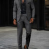 S9c8b49cf068f48568a84e471fc6f3a19D.jpg 2-Piece Men's Suit Suitable For Wedding Business Suits, Single Button Jackets And Pants Sets, Slim Fit Jacket Sets