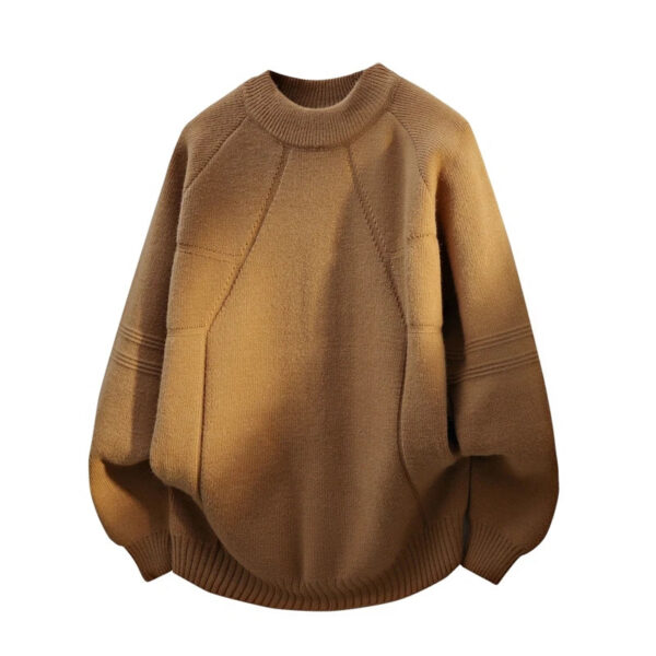 S9d29ba4a59a74da39b956f1295772570d.jpg Designer Streamline Trendy Knitted Sweater 2025 Autumn/winter High Street Hip-hop Men's Clothing Warm Base Tops