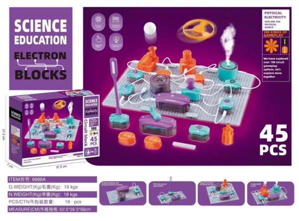 S9d5e036792d3469ca8dc77587255487bN.jpg DIY Electronic Circuit Building Blocks - Kids Science Experiment Toy, Boost Children's Thinking Skills