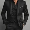S9e4def5dd1224c03842d408106c0e6b5u.jpg Elegant Men's Suit Sets- Slim Fit Tuxedo Set for Weddings & Formal Occasions, Black Suit