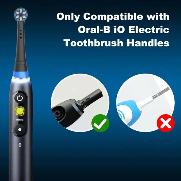 S9eb7da435b1f40058697ca7a00d7a38dc.jpg Toothbrush Head Compatible with OB iO Brush Heads Electric Toothbrush Replacement Heads for IO 3/4/5/6/7/8/9/10,4 Pack