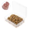 400Pcs Plastic Pin Tack Needle Bulletin Board Push Flag Map Round Travel National Thumb Stick Photo Holder (Golden)